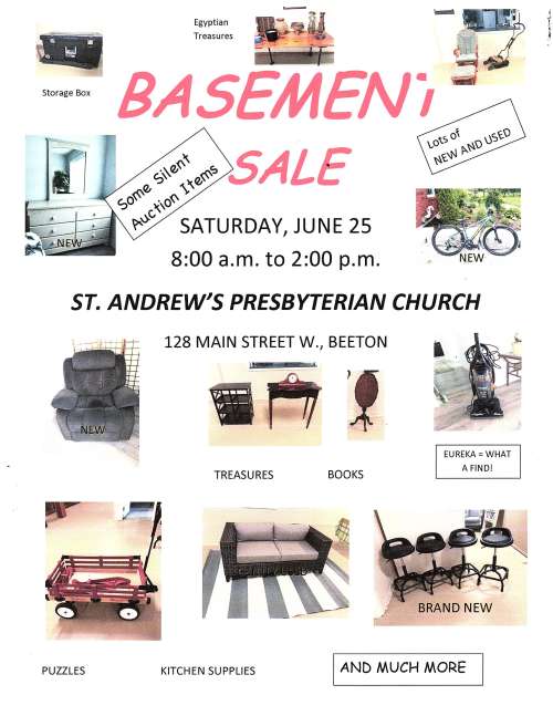 BASEMENT SALE - GOOD NEW AND USED